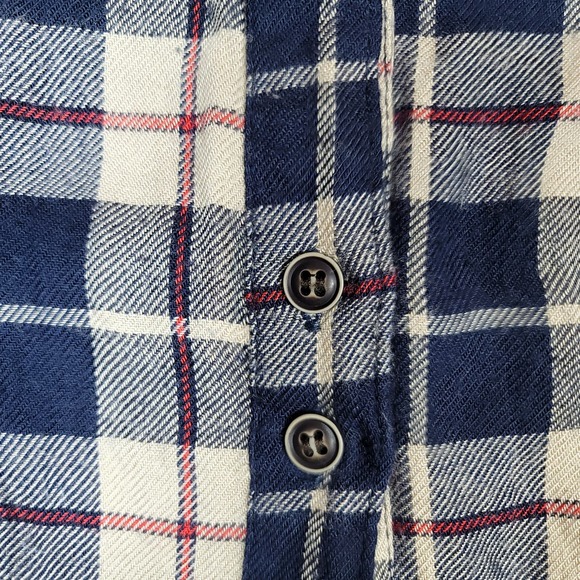 BKE Women's Plaid Button Front Shirt Sz L - Picture 6 of 11